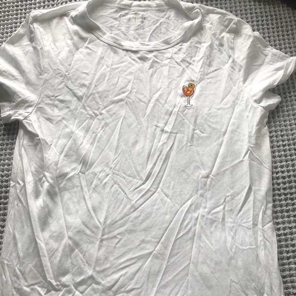 NWOT Aritzia Aperol Spritz Tee - Picture 2 of 4